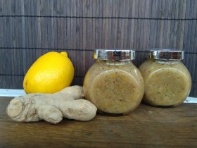 Імбирний чай з медом та лимоном (заготівля)