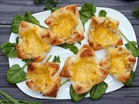 Жульєн із шампіньйонів у кошиках