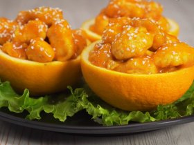Курка в апельсиновому соусі