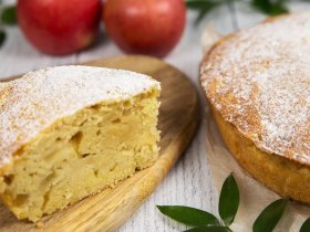 Шарлотка з яблуками