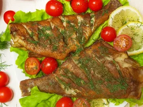Запечений морський окунь