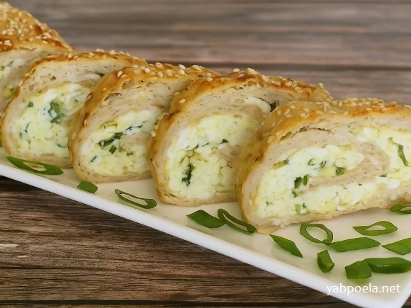 М'ясний рулет з яєчною начинкою