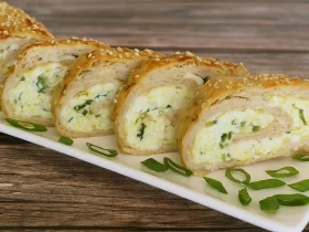 М'ясний рулет з яєчною начинкою
