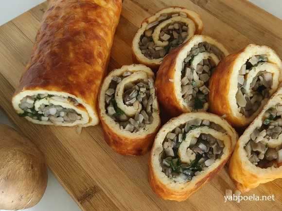 Бризоль с грибами в духовці Бризоль с грибами в духовці