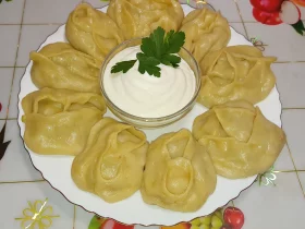 Соковиті манти з рубаного м'яса (Свинина + Яловичина): 2 способи ліплення