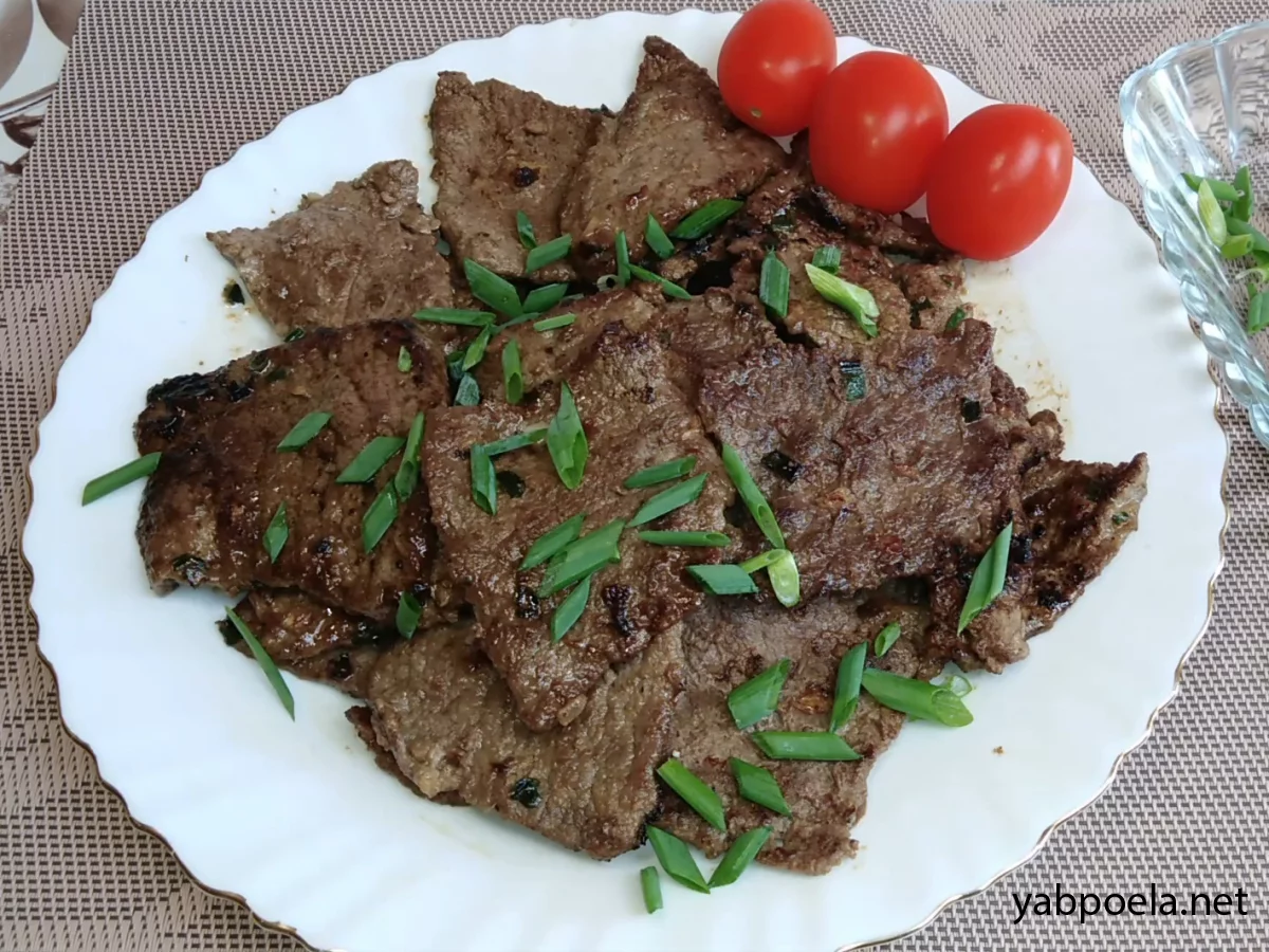 Пулькогі: Соковита яловичина по-корейськи на сковороді