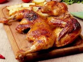 Курка запечена в глазурі