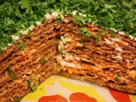 Ніжний печінковий торт