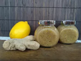 Імбирний чай з медом та лимоном (заготівля)
